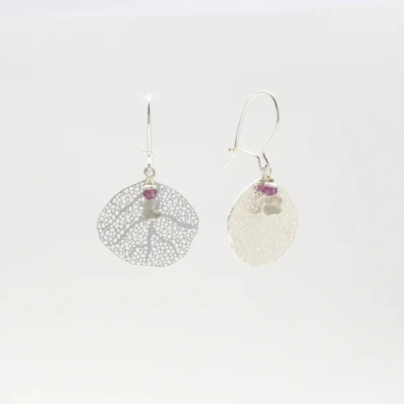 Sonderaktion Jewelberry Ohrringe Coral Leaf Silber