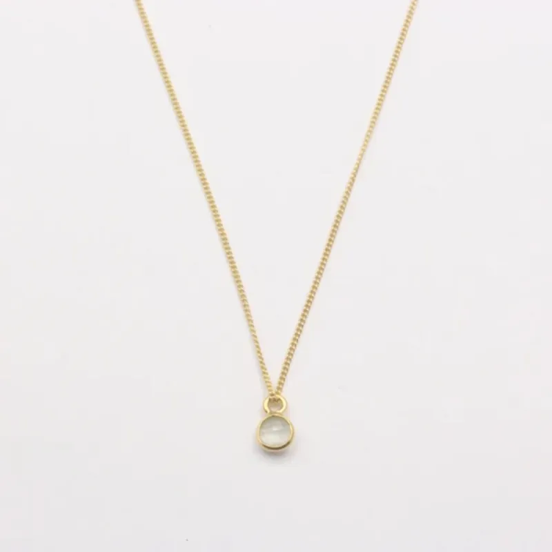 Jewelberry Kette Briolette Grey 40cm vergoldet Finale Aktion