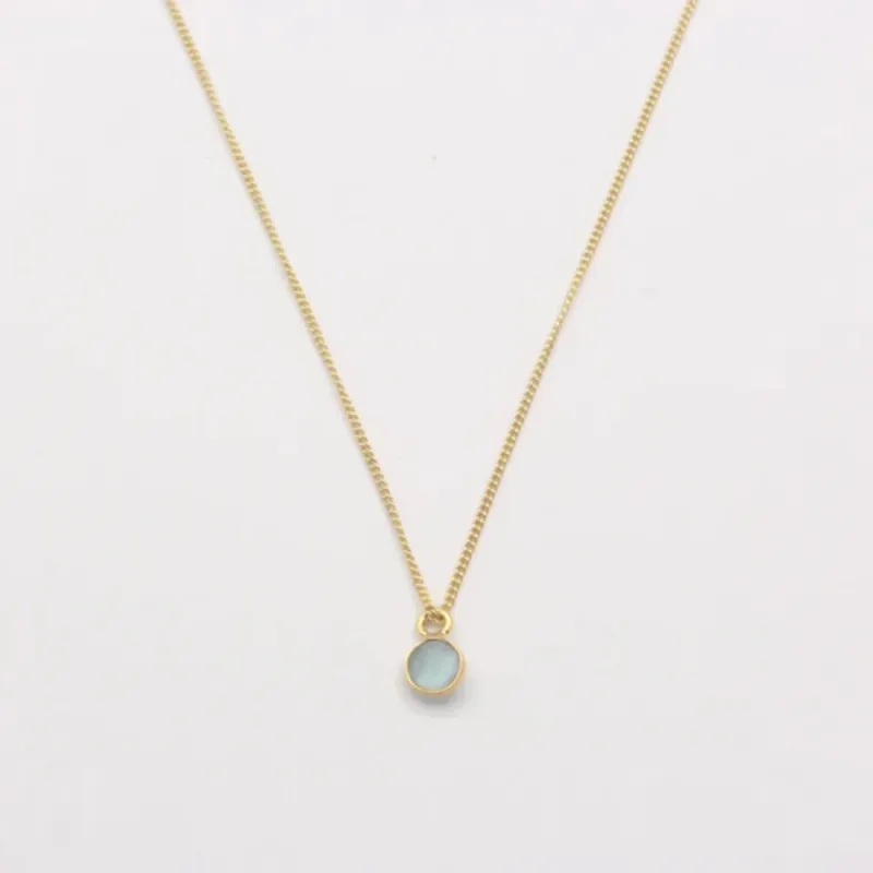 Jewelberry Kette Briolette Azur 40cm vergoldet Ausverkauf
