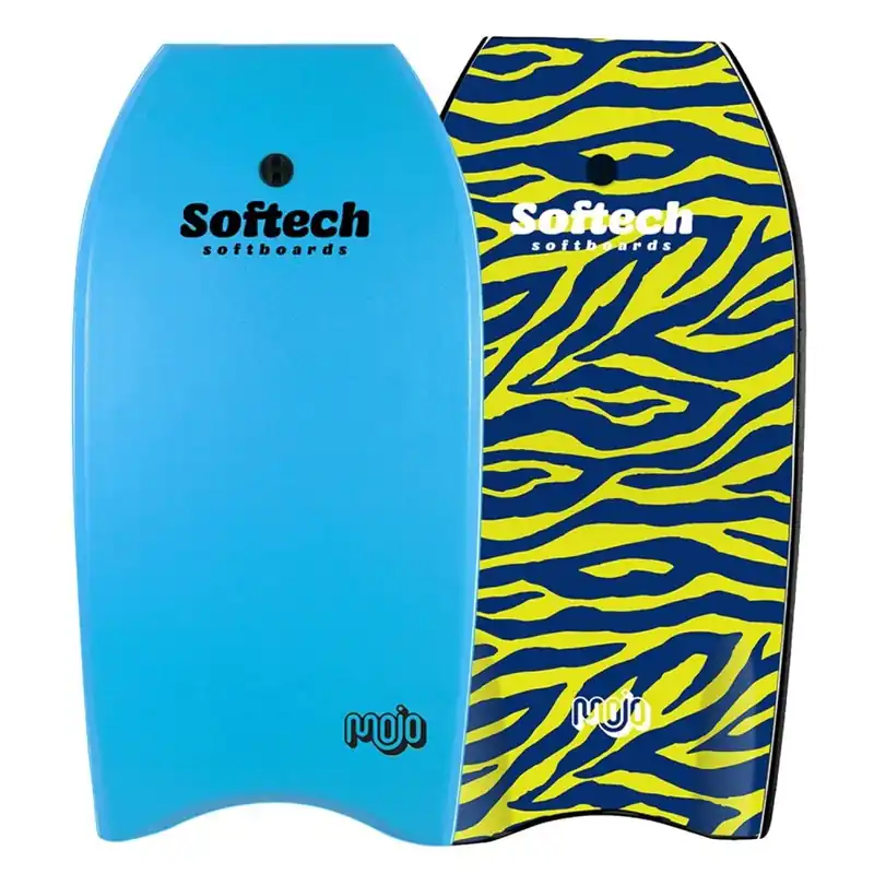 Softech Mojo Bodyboard 38" Sky Blue Zebra Sonderaktion