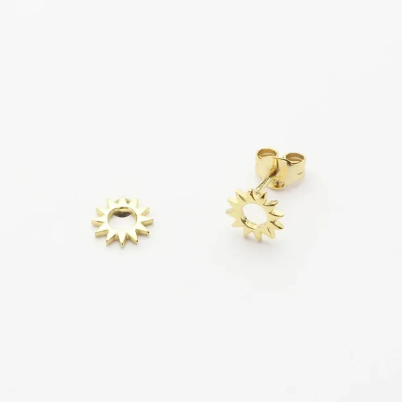 Jewelberry Stecker Tiny Sun vergoldet Neuheit