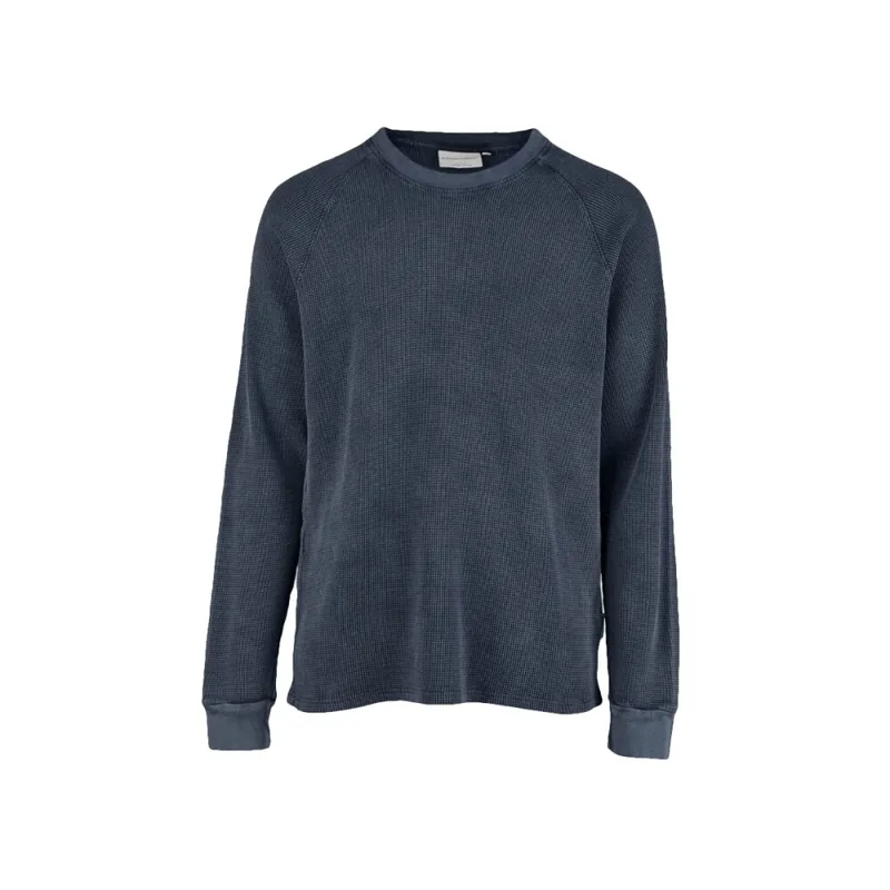 Zertifiziert Cleptomanicx Boxy Crewneck Thermal LS Sky Captain M
