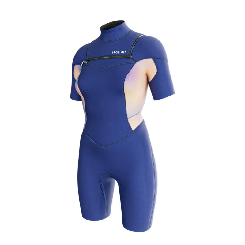 Preisreduziert Prolimit Girl Fire Shorty Freezip 2/2 Blue Peach
