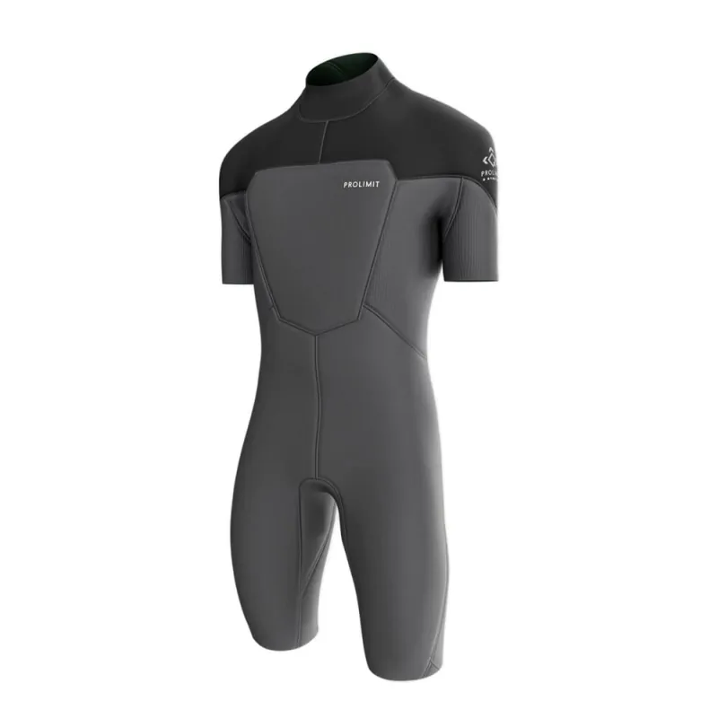 Geprüft Prolimit Fusion Shorty V-Zip 2/2 FL Neoprenanzug Back S (48)