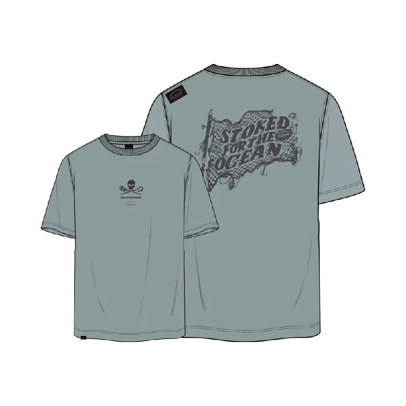 Sichere Zahlung Oxbow x Sea Shepherd Stoked For The Ocean Shirt Eucalyptus M