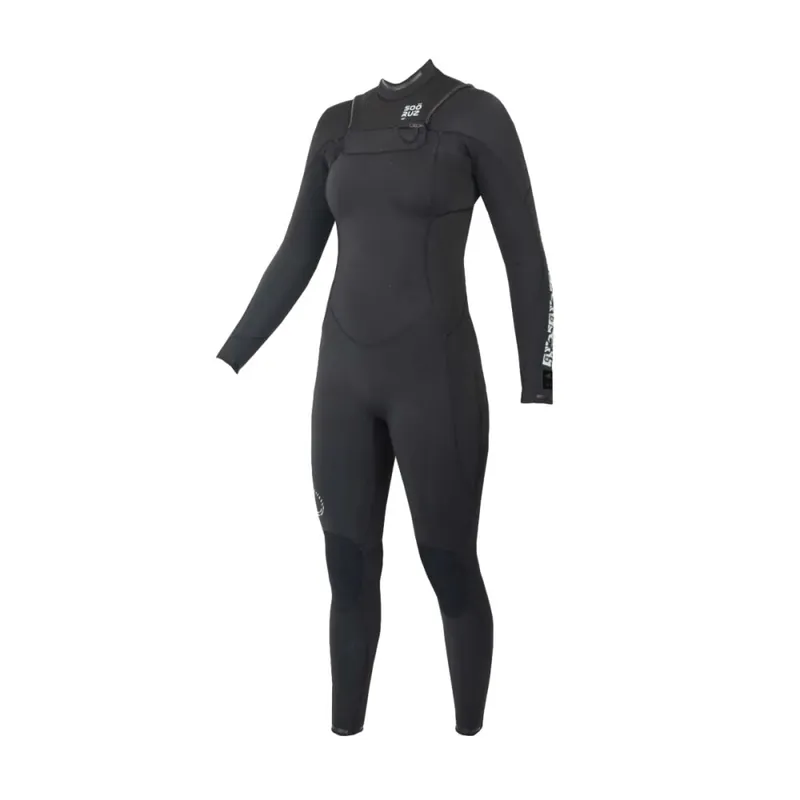 Soöruz Divine 4/3 Organic-Oysterprene FZ Frauen Neoprenanzug Black XXS (4) Geprüft