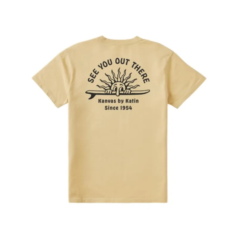 Neue Ware Katin Boys Sunny Tee Butter Sand Wash M