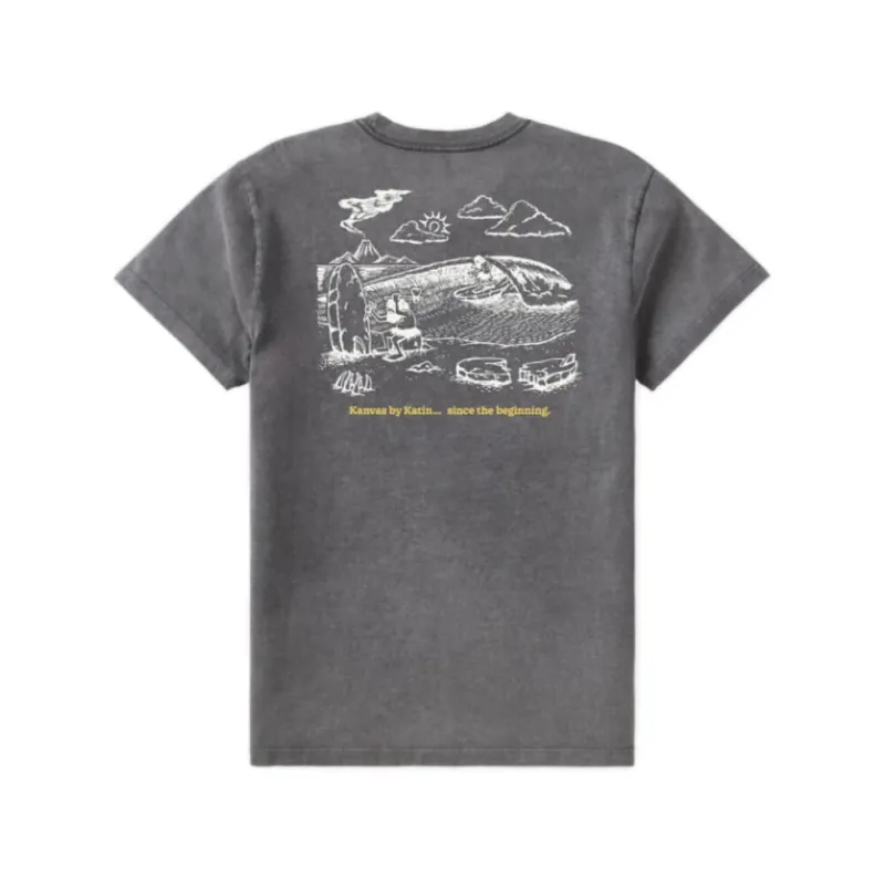 Katin Stone Age Tee Black Sand Wash S Nur Für Kurze Zeit