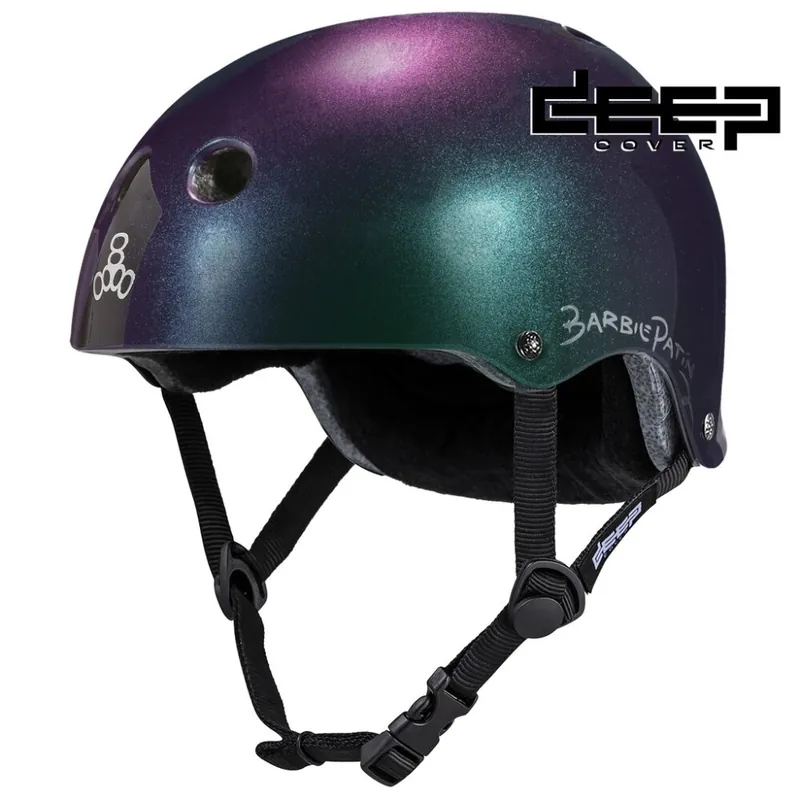 Triple 8 Barbie Patin Deep Cover Skatehelm Chameleon S/M (53-57cm) Mega-Angebot
