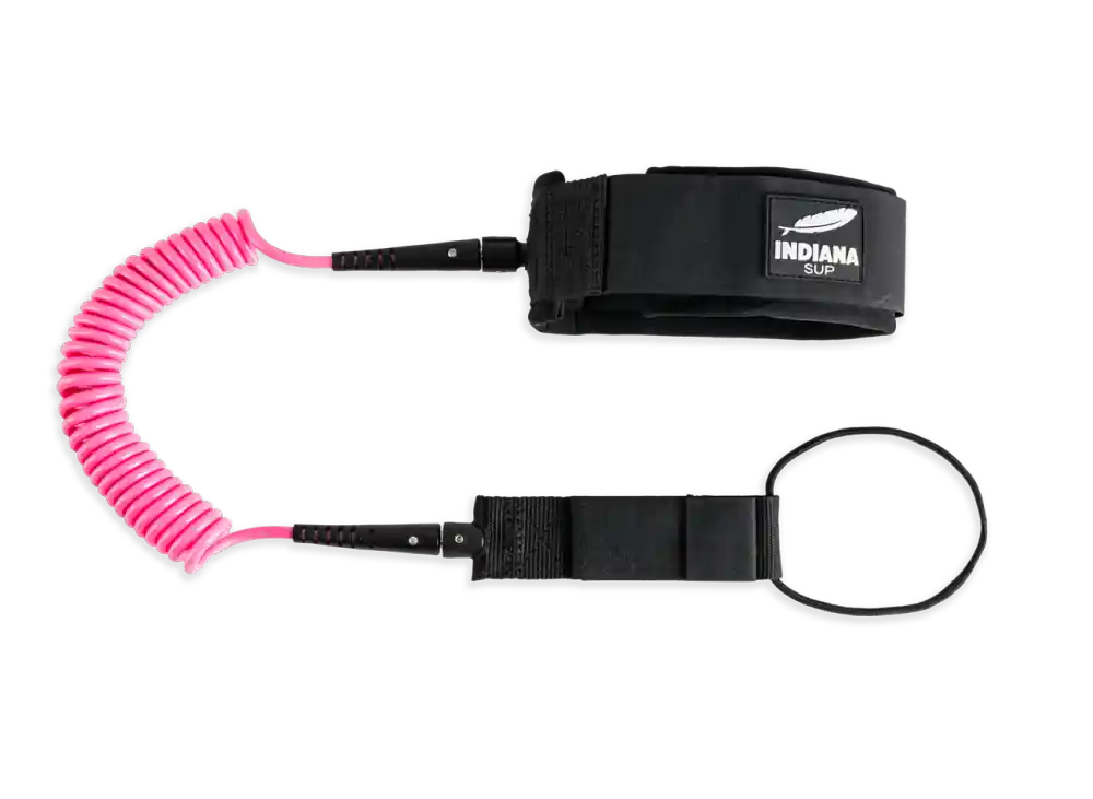 Super-Preis Indiana Coil Leash SUP pink