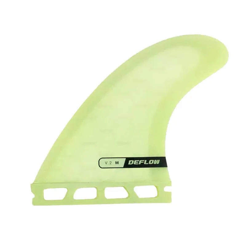 Begrenztes Angebot Deflow Thruster Fin Set V.2 Allround One Tab Acid Lemon L