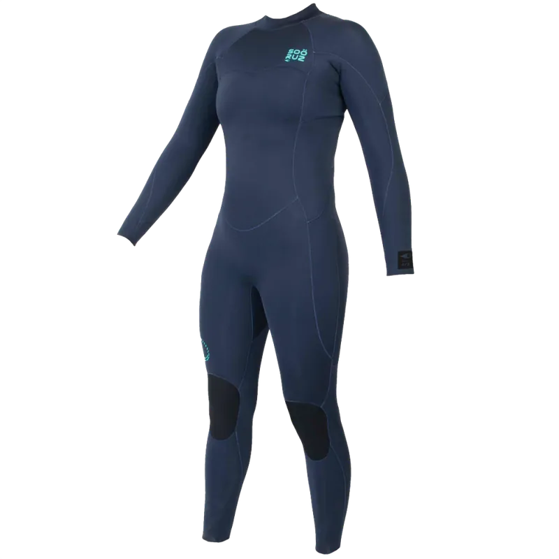 Soöruz Womens Fly+ 4/3 BZ Frauen Neoprenanzug Organic Oysterprene Navy LS Neue Kollektion
