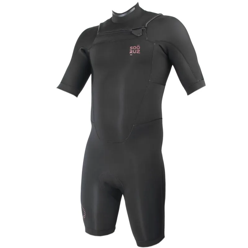 Soöruz Fighter Frontzip Shorty Organic Oysterprene 2/2mm Black XXL (56) Letzte Chance