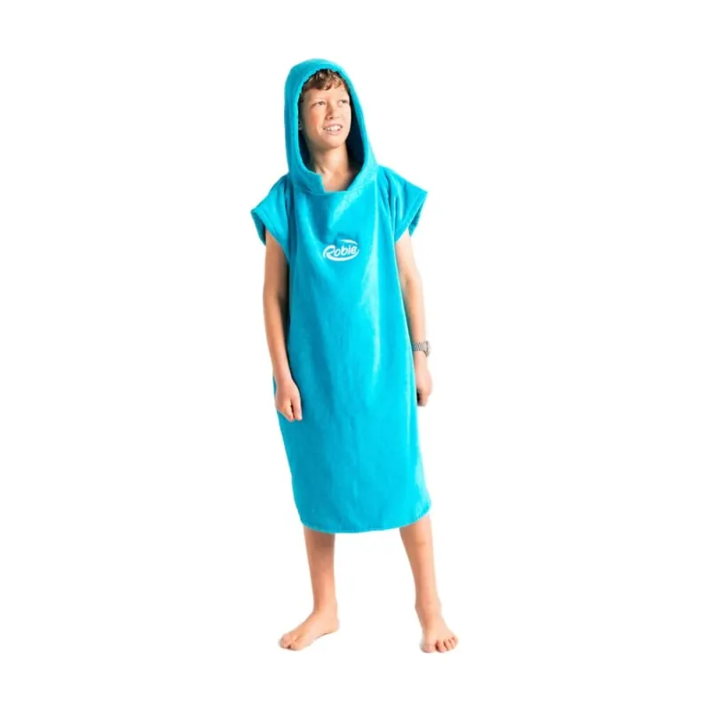 Aktuell Robie Original Short Sleeve Poncho Blue Atoll Junior