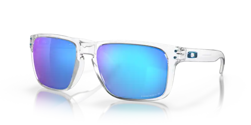Oakley Holbrook XL Sonnenbrille Polished Clear Prizm Sahphier Iridium Polarized Letzte Chance