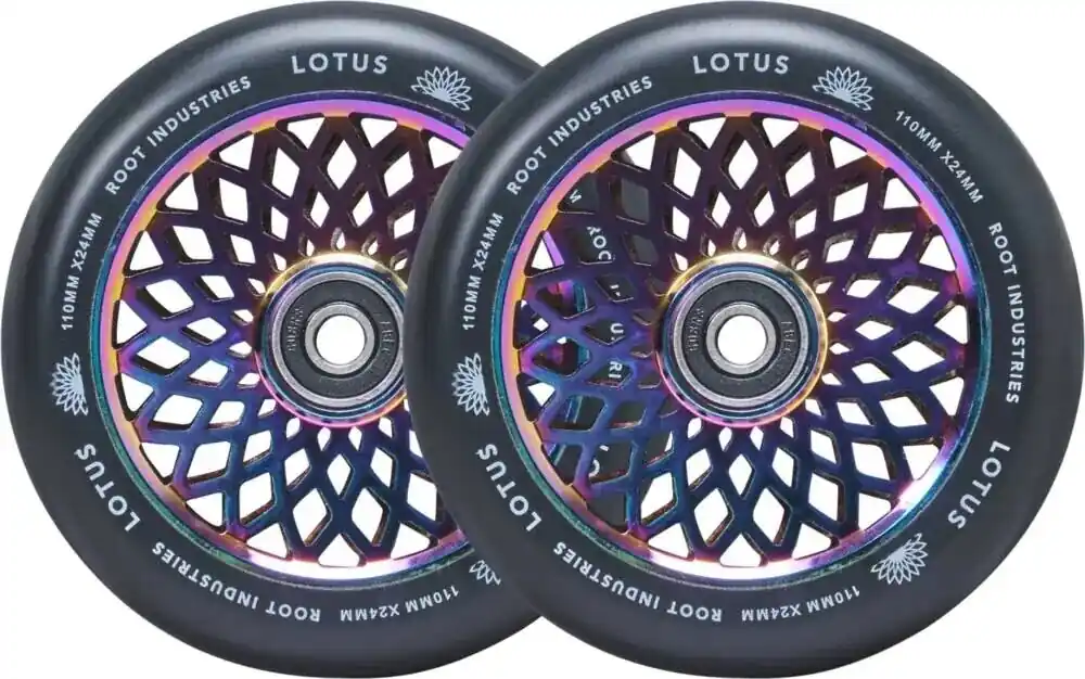 Bestpreis Root Lotus 110mm Scooter Rollen Rocket Fuel/Black
