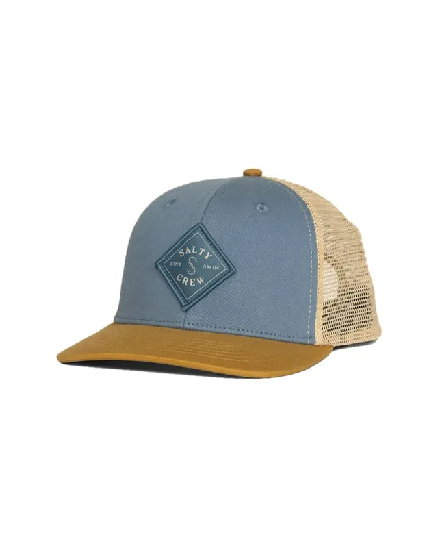 Salty Crew Sealine Retro Trucker Cap Boys Pilot Blue Markenware