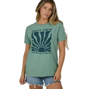 Salty Crew T-Shirt Perfect Set B.F Tee Sage L Abverkauf