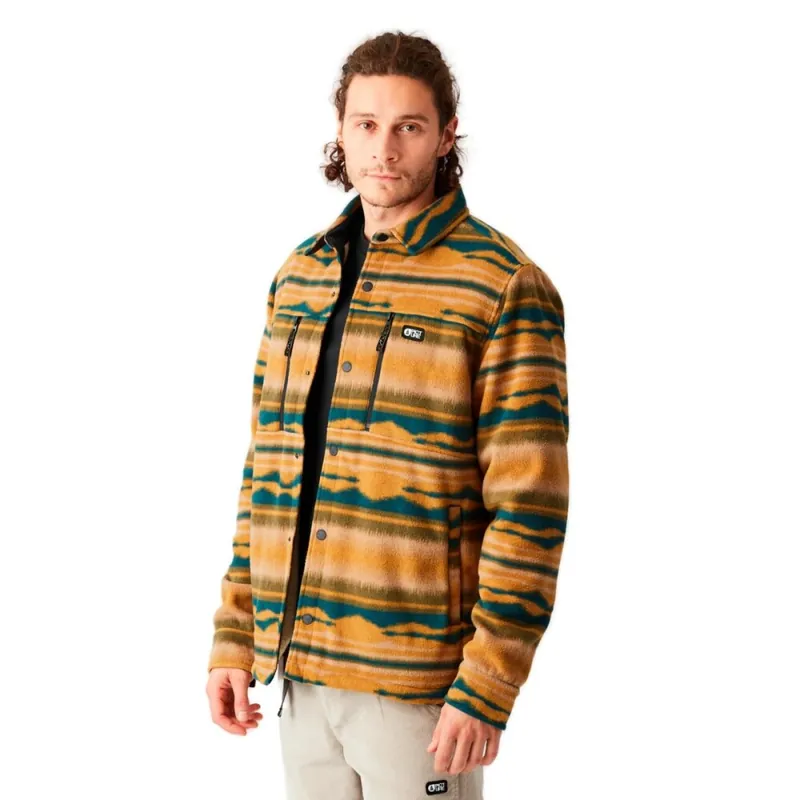 Picture Organic Clothing Bemidji Shirt Jacket Geomatric Stripes Aktuell