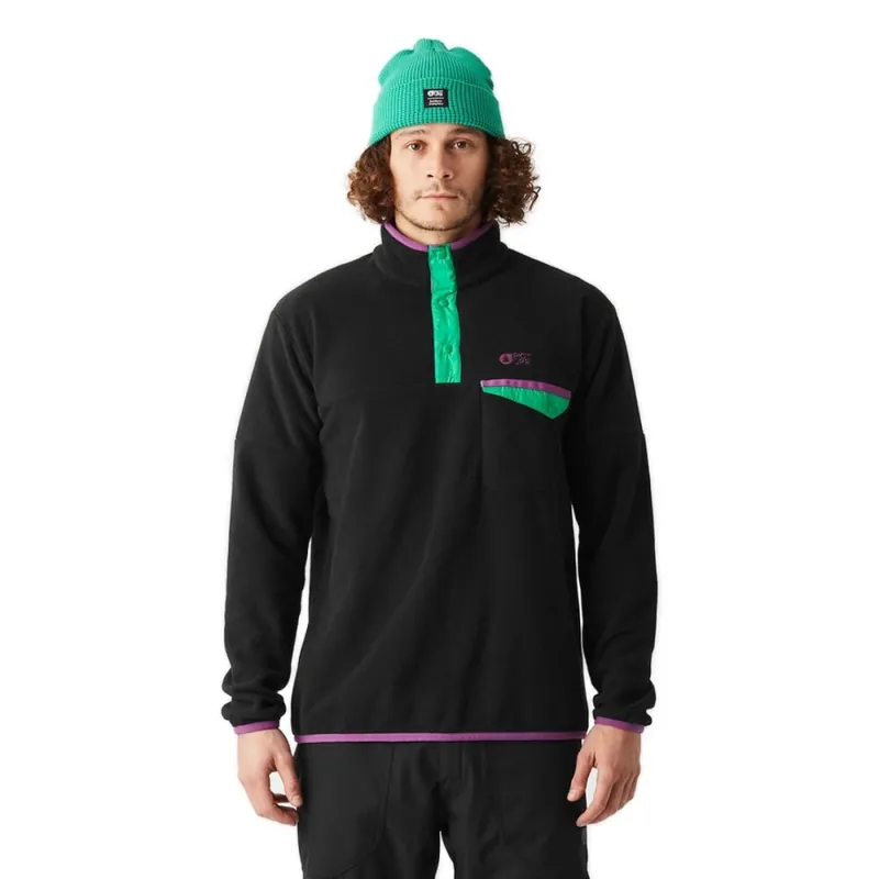 Garantierte Lieferung Picture Organic Clothing Arcca 1/4 Fleece Pullover Black