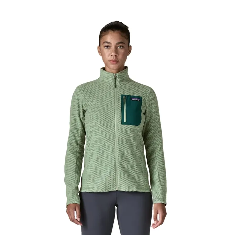 Patagonia Womens R1 Air Full-Zip Jacket Ellwood Green M Meistverkauft