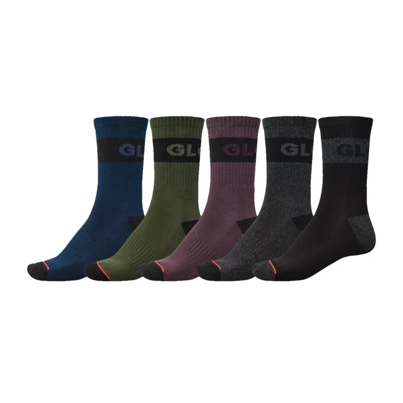 Globe Socken Horizons Crew 5 Pack Dark Assorted Neue Ware