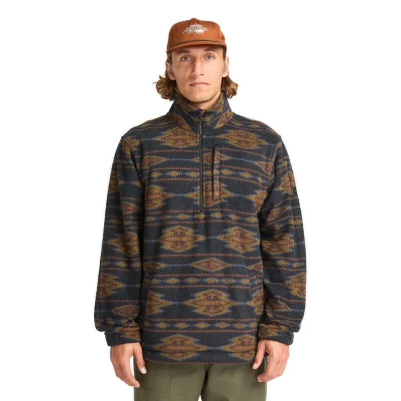 Billabong Boundary Mock Neck Fleece Pullover Black1 Billig