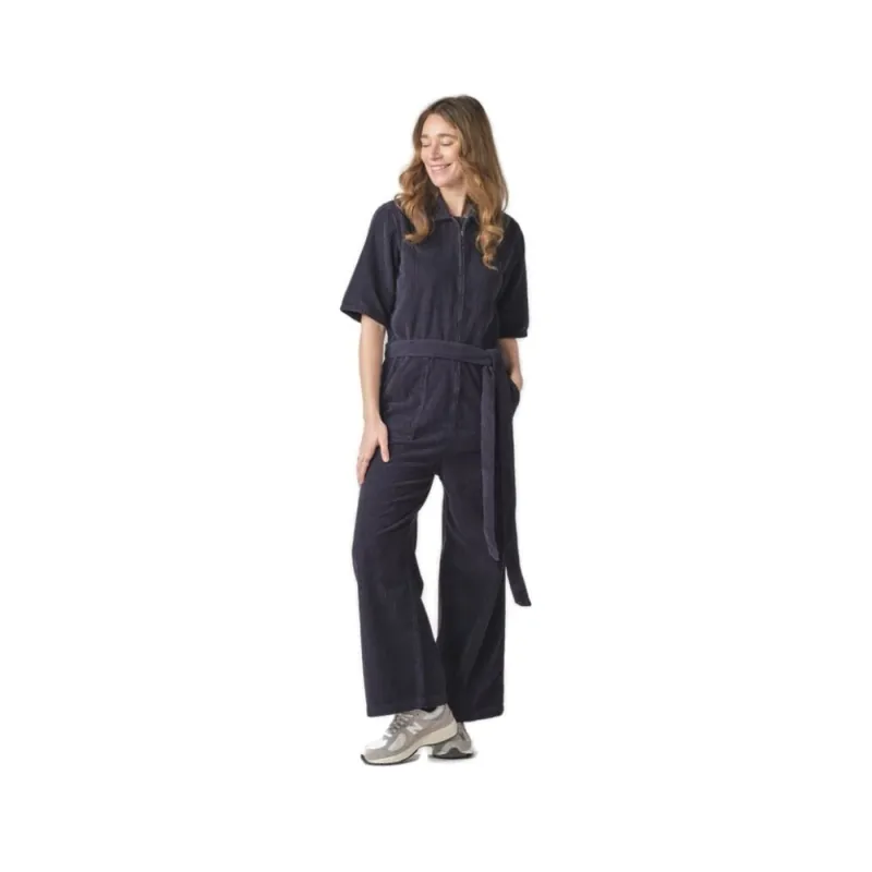 Klitmoller Collective Asta Cord Jumpsuit Navy Abverkauf