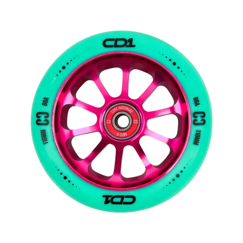 Must-Have Core CD1 Stunt Scooter Rolle 110mm Teal/Pink