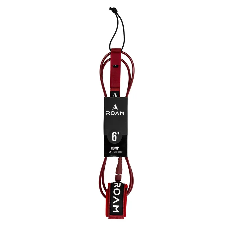 Versand Am Gleichen Tag ROAM Surfboard Leash Comp 6.0 Dunkelrot