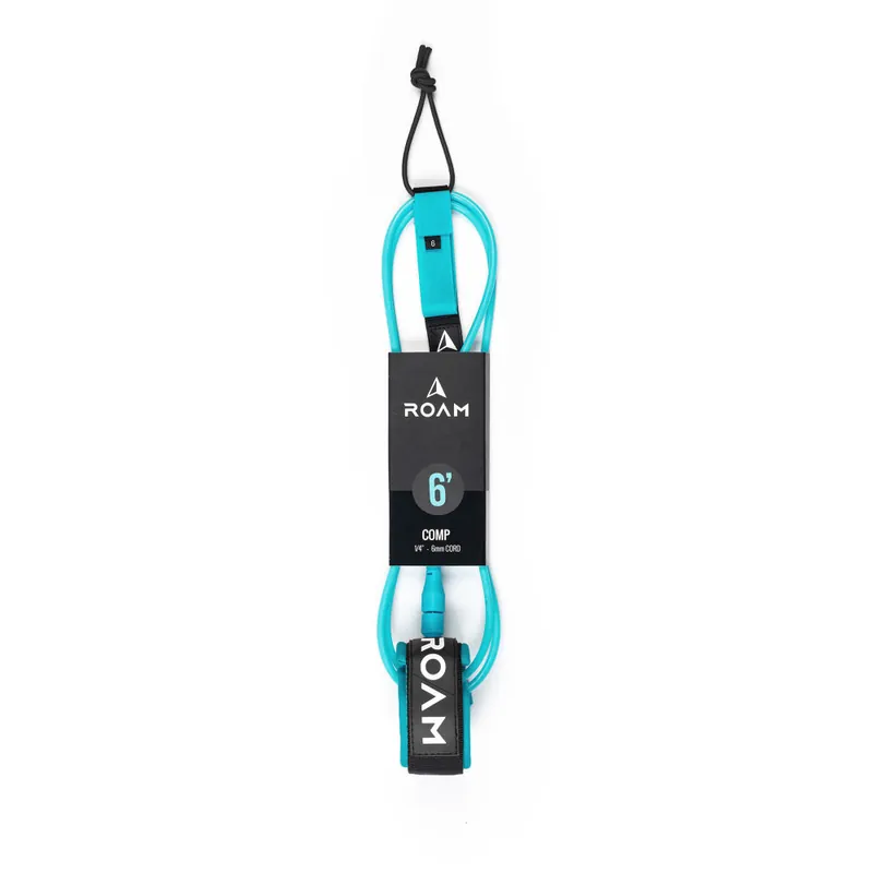 ROAM Surfboard Leash Comp 6.0 Dark Teal Nur Heute