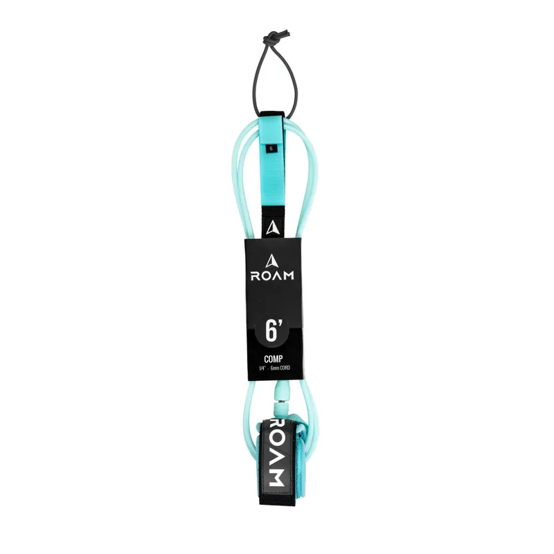 ROAM Surfboard Leash Comp 6.0 Lite Teal Preiswert