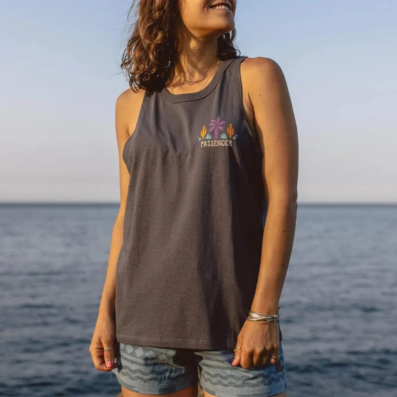 Passenger Clothing Cactus Recycled Cotton Vest Faded Black M Nur Heute