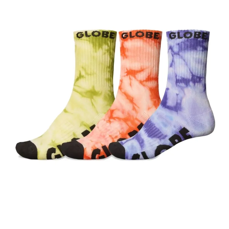 Globe All Tied Up Youth Socks 3 Pack Preisreduziert