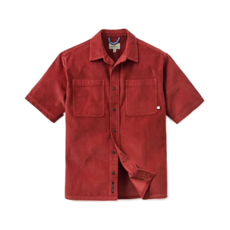 Preisknaller Passenger Clothing Backcountry Short Sleeve Cord Shirt 2.0 Redwood