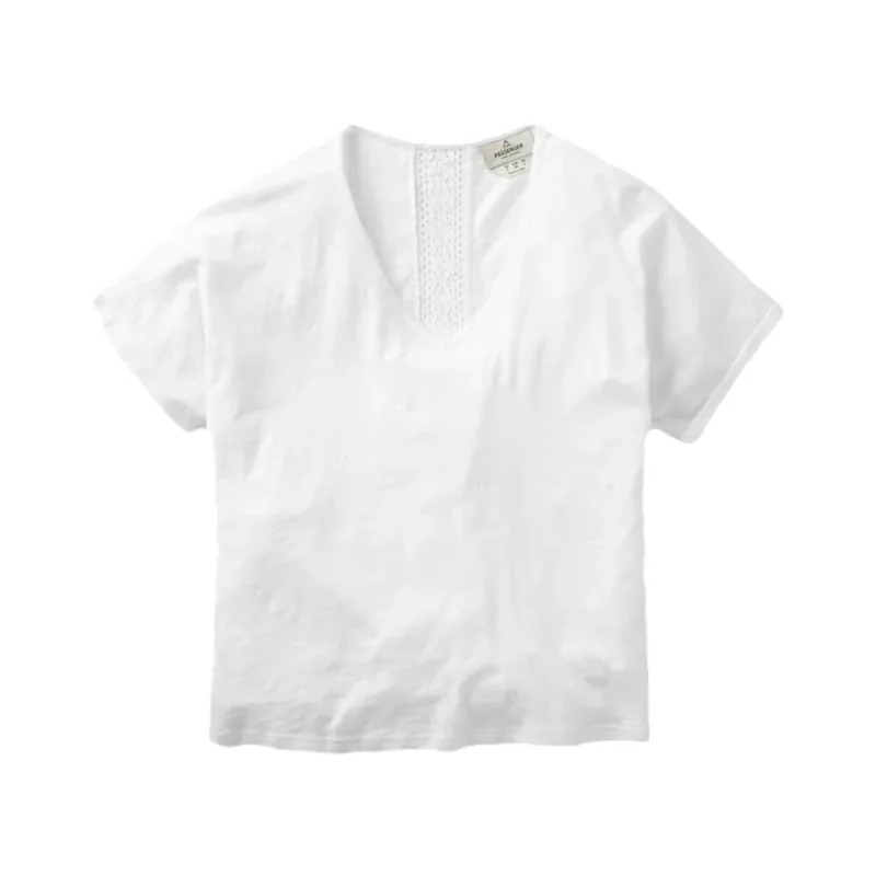 Passenger Clothing Rivergate T-Shirt White Kracherpreis