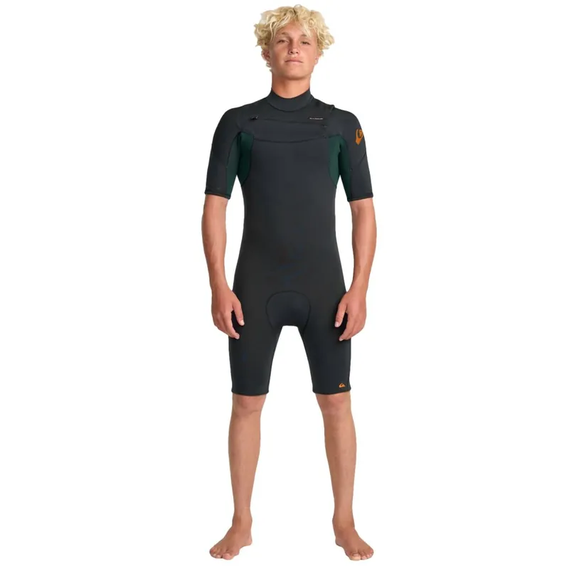 Quiksilver Everyday Session Frontzip Shorty 2/2mm Jade XL Solange Der Vorrat Reicht