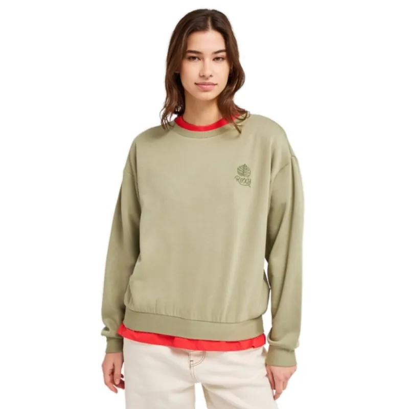 Roxy Surfing By Moonlight Sweater Oil Green M Geprüft