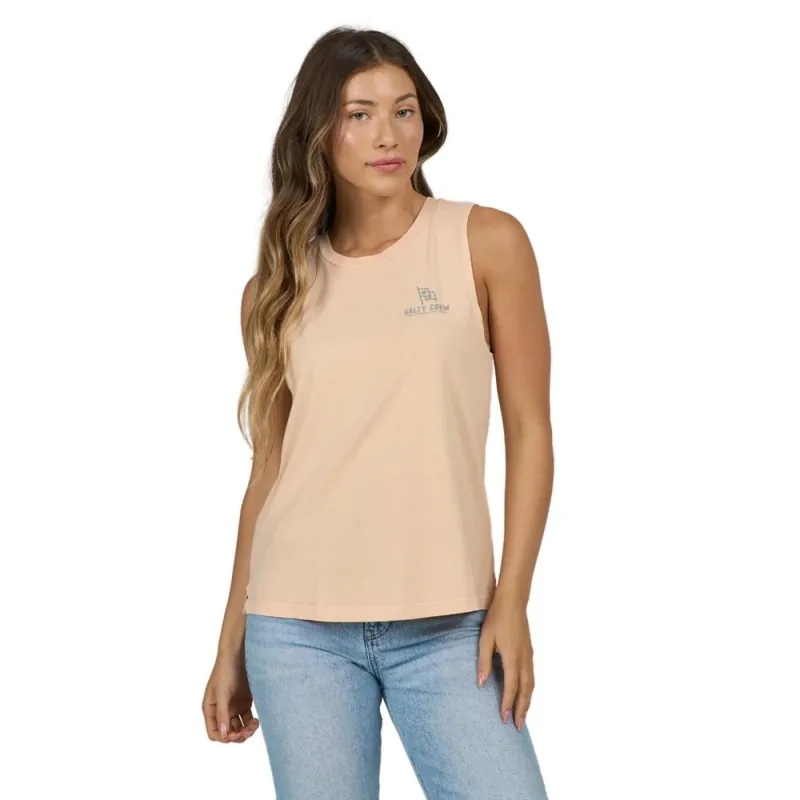 Abverkauf Salty Crew Flying High Muscle Tank Apricot M