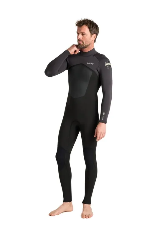 Schneller Versand C-Skins NuWave Legend 4/3 Backzip Neoprenanzug Steamer Black MT