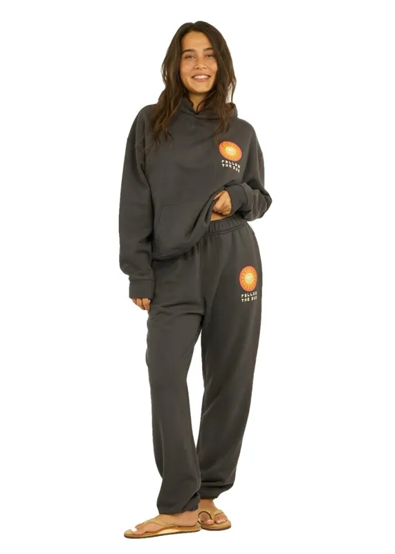 Highlight Sisstrevolution Surf Check Fleece Hoodie Vintage Black S
