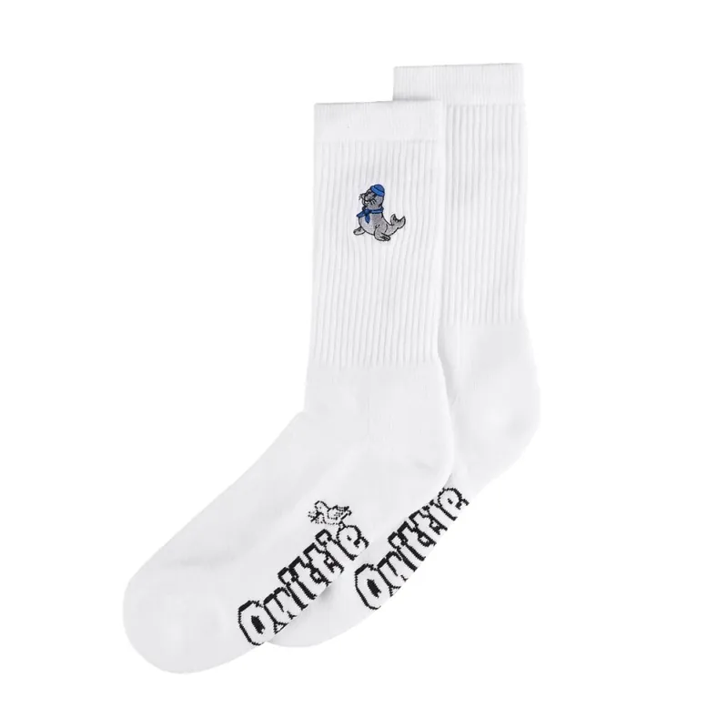 Quittje Socken Robbe Weiß 35-38 Neue Kollektion