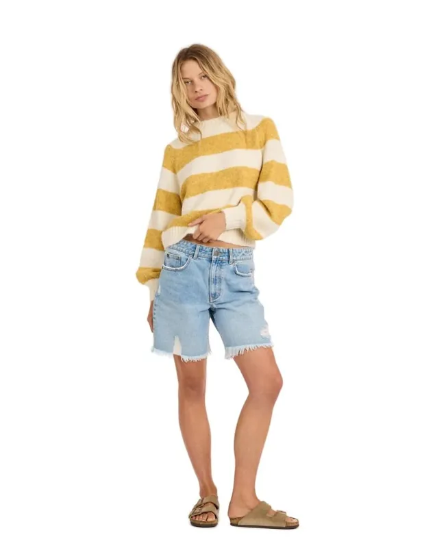 Sisstrevolution Face In The Sun Sweater Honey Gold S Echt