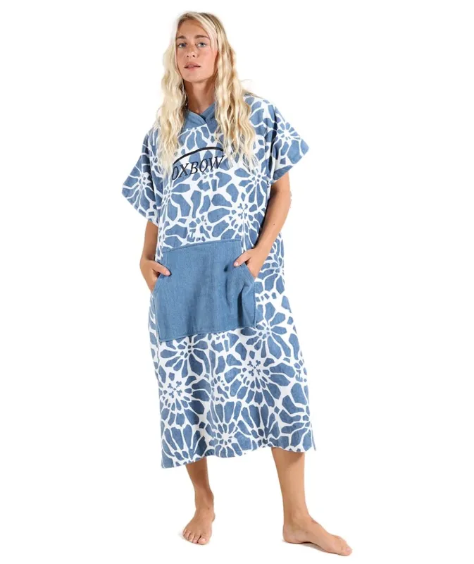 Oxbow Cenitz Poncho Handtuchumkleide Lost Blue Aktuell