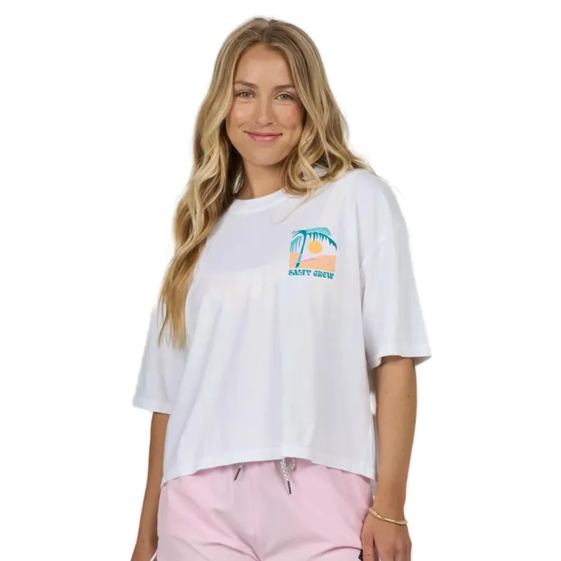 Salty Crew Travel Far Skimmer Tee White Ausverkauf