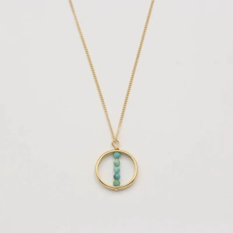 Jewelberry Kette Circled Pearls vergoldet Bestseller