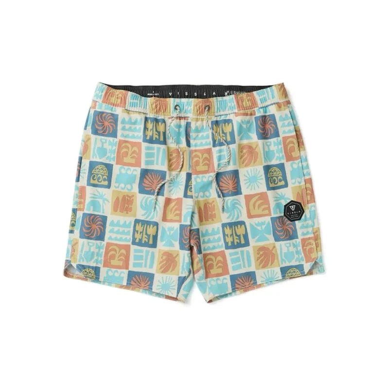 Vissla Seaside 16.5 Ecology Center Boardshort Ecolastic Multi Preis Gesenkt