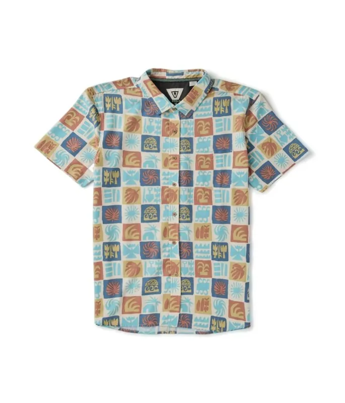 Vissla Ecology Center Hybrid Eco SS Shirt Hemd Sand S Neu