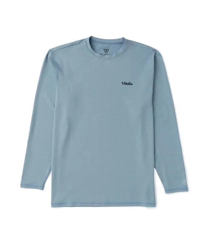 Schnäppchen Vissla Pro Comp LS Sun Shirt Faded Denim M