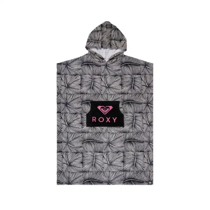 Neu Roxy Poncho Pro Surf Poncho Anthracite Popiscus